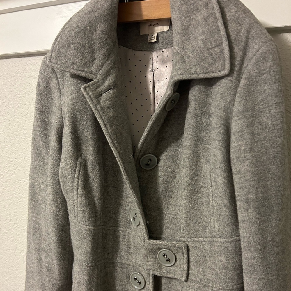 M Wool long coat